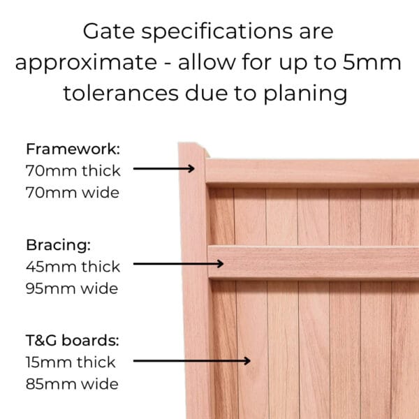 Chester Wooden Driveway Gates - Image 4