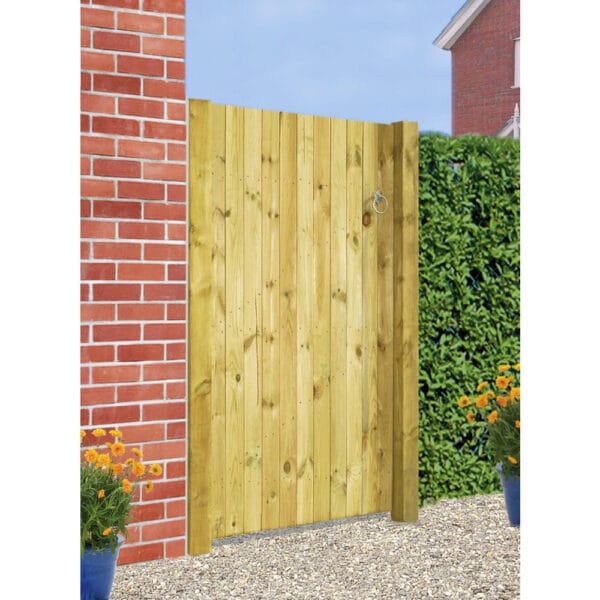 Carlton Wooden Garden Gate Tall Single Side Gate