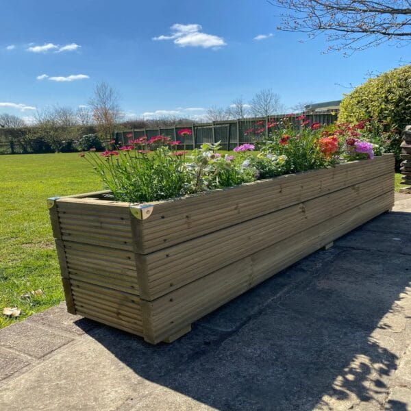 Large Garden Decking Planters