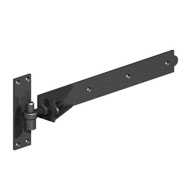 Pair Of Gate Hinges, Adjustable Bands and Hooks - Image 2