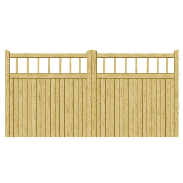 Chester Wooden Driveway Gates