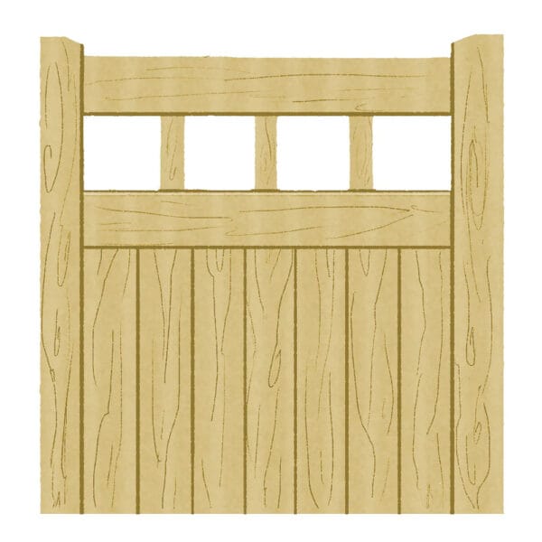 Cheshire Wooden Garden Gate
