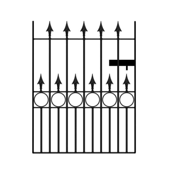 Balmoral Metal Garden Gate Premium Single Gate
