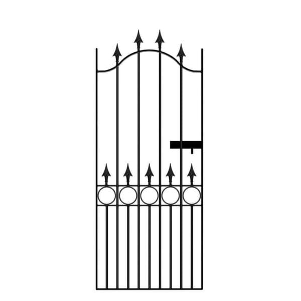 Balmoral Metal Garden Gate Premium Single Tall Gate
