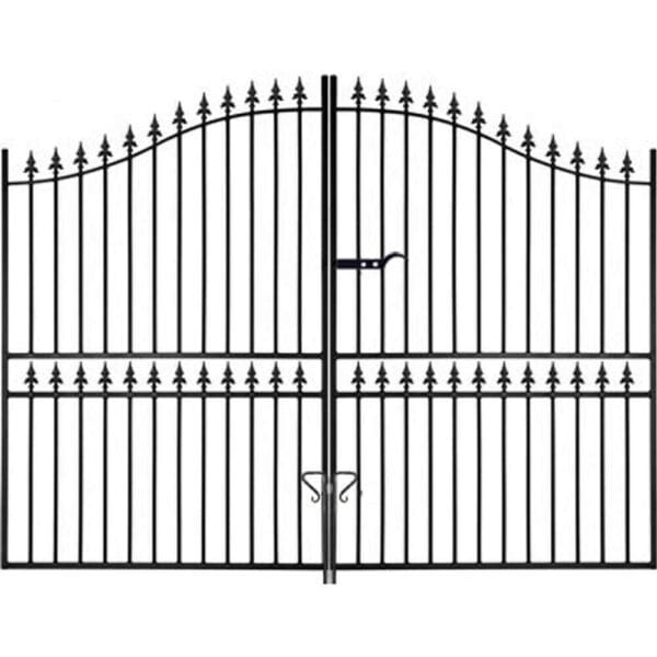 Corfe Bow Top Metal Estate Driveway Gate