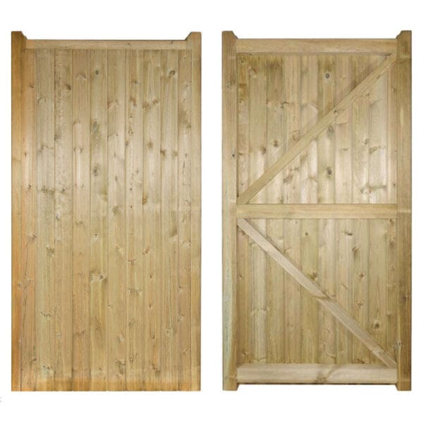 Drayton Wooden Garden Gate Tall Single Gate