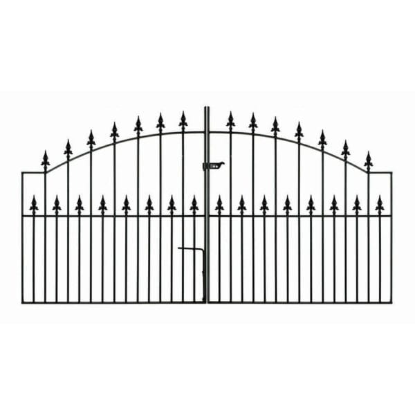 Saxon Metal Driveway Gates Spear Top Arched Gate
