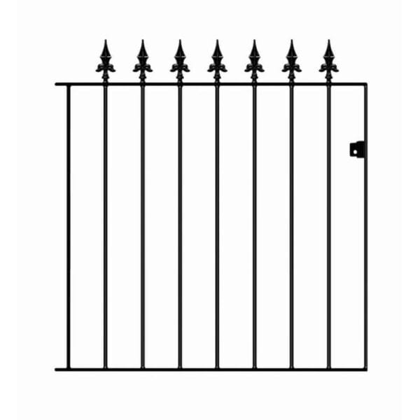 Saxon Metal Garden Gates Spear Top Arched Gate