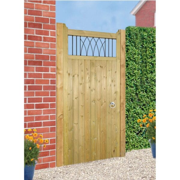 Windsor Wooden Garden Gate Single Tall Garden side Gate